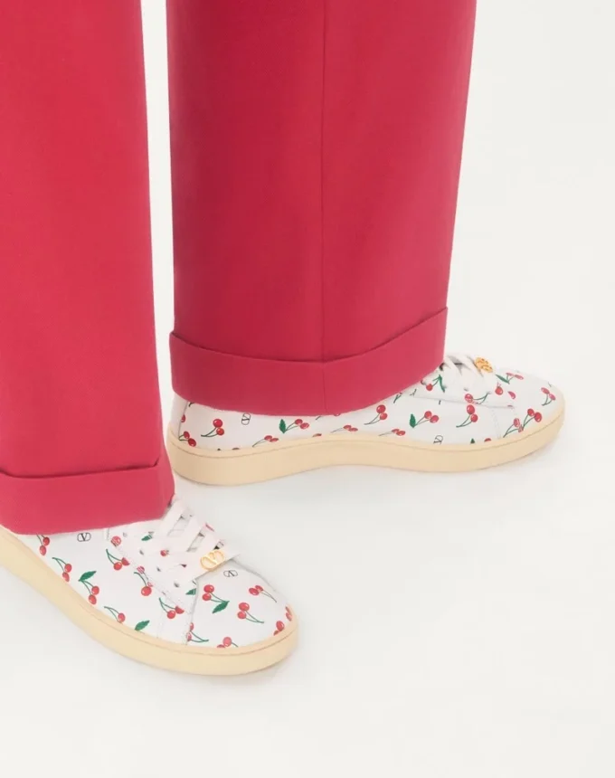Royco Sneaker από δέρμα Nappa με μοτίβο Cherryfic Royco Sneaker από δέρμα Nappa με μοτίβο Cherryfic
