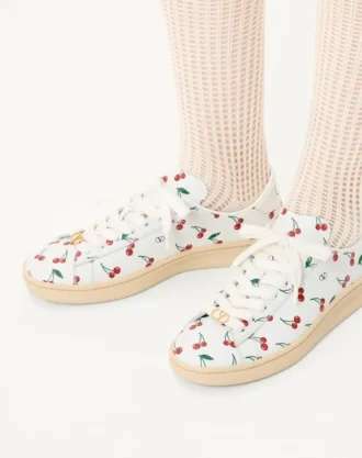 Royco Sneaker από δέρμα Nappa με μοτίβο Cherryfic