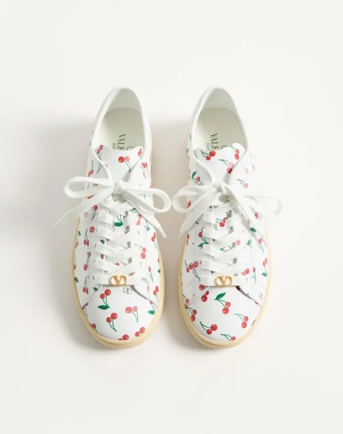 Royco Sneaker από δέρμα Nappa με μοτίβο Cherryfic Royco Sneaker από δέρμα Nappa με μοτίβο Cherryfic