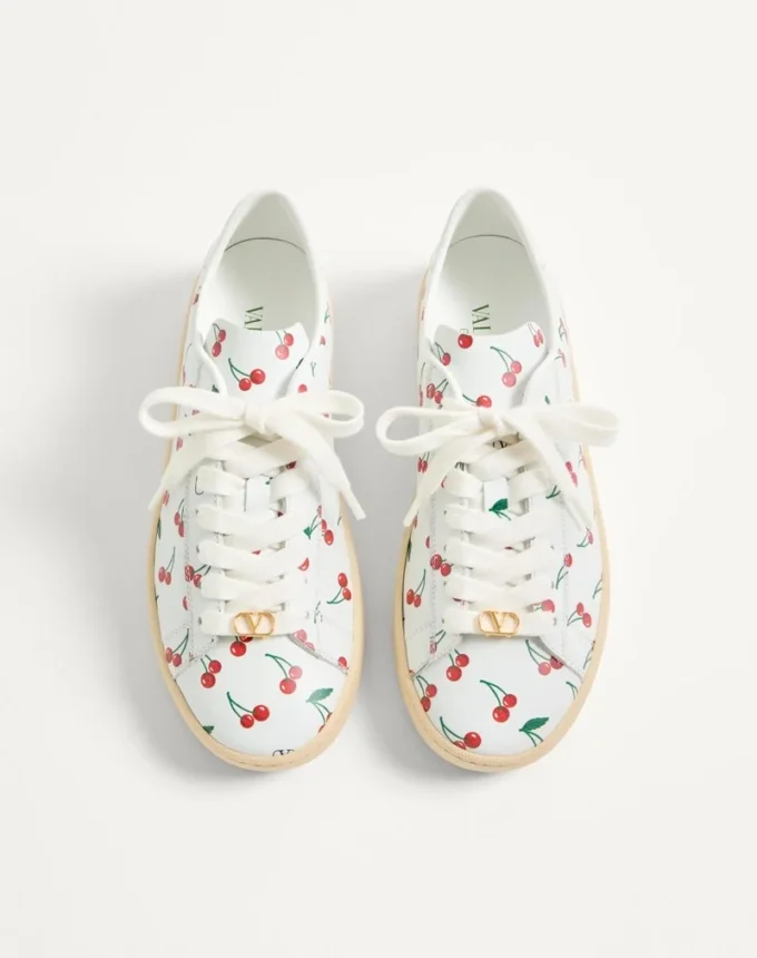 Royco Sneaker από δέρμα Nappa με μοτίβο Cherryfic