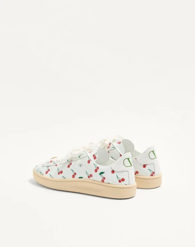 Royco Sneaker από δέρμα Nappa με μοτίβο Cherryfic