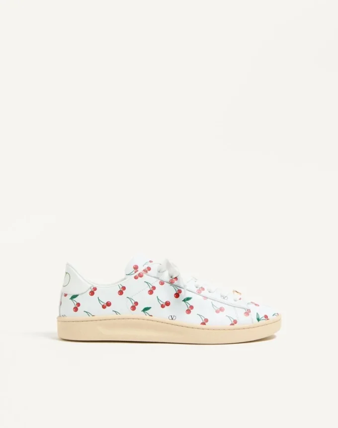 Royco Sneaker από δέρμα Nappa με μοτίβο Cherryfic Royco Sneaker από δέρμα Nappa με μοτίβο Cherryfic