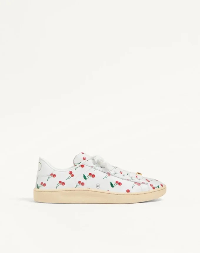 Royco Sneaker από δέρμα Nappa με μοτίβο Cherryfic