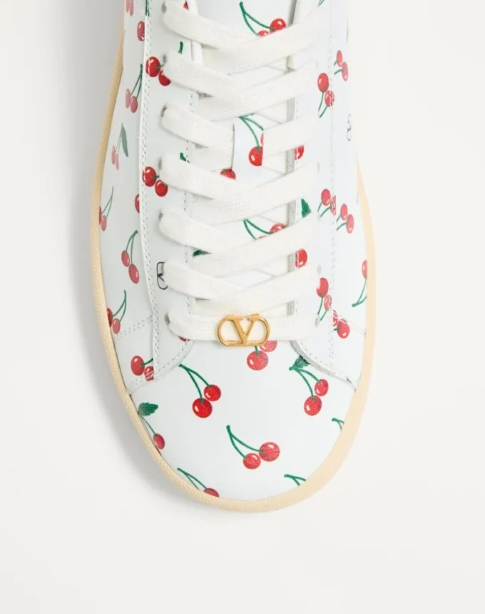 Royco Sneaker από δέρμα Nappa με μοτίβο Cherryfic Royco Sneaker από δέρμα Nappa με μοτίβο Cherryfic