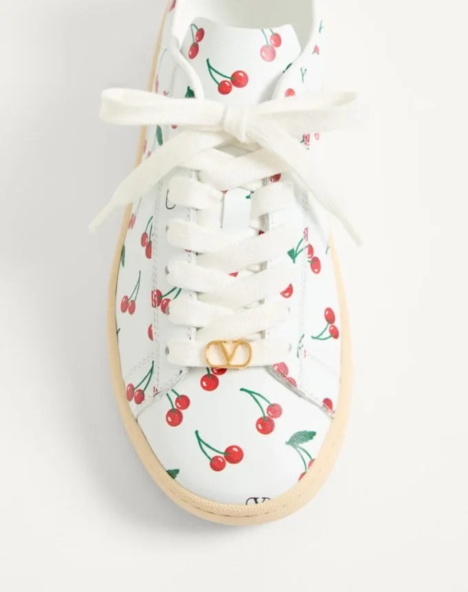 Royco Sneaker από δέρμα Nappa με μοτίβο Cherryfic