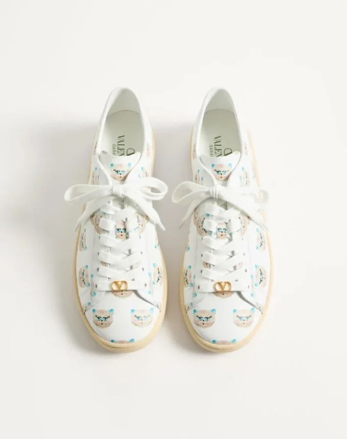 Royco Sneaker από δέρμα Nappa με μοτίβο Le Chat De La Maison Royco Sneaker από δέρμα Nappa με μοτίβο Le Chat De La Maison