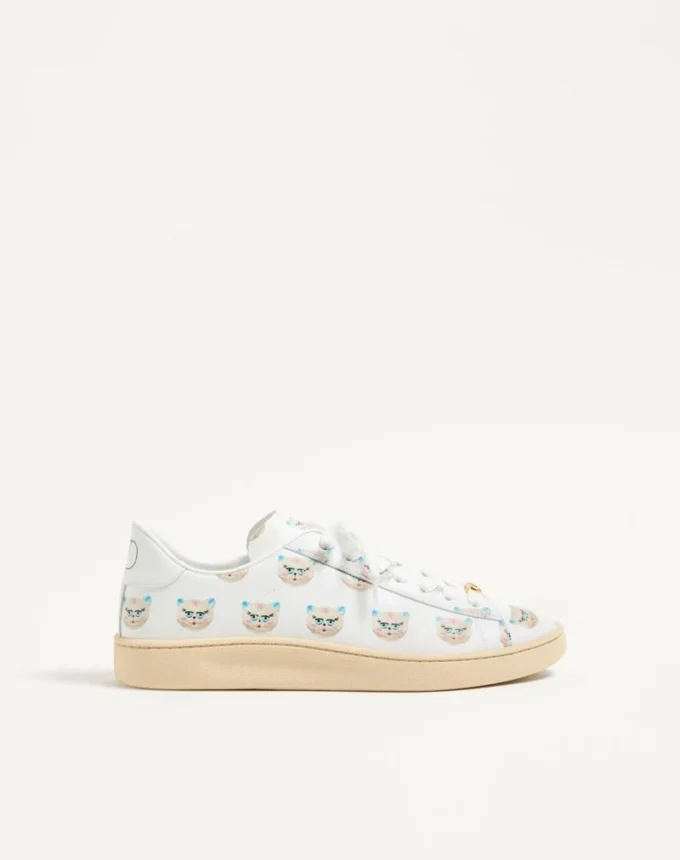 Royco Sneaker από δέρμα Nappa με μοτίβο Le Chat De La Maison Royco Sneaker από δέρμα Nappa με μοτίβο Le Chat De La Maison