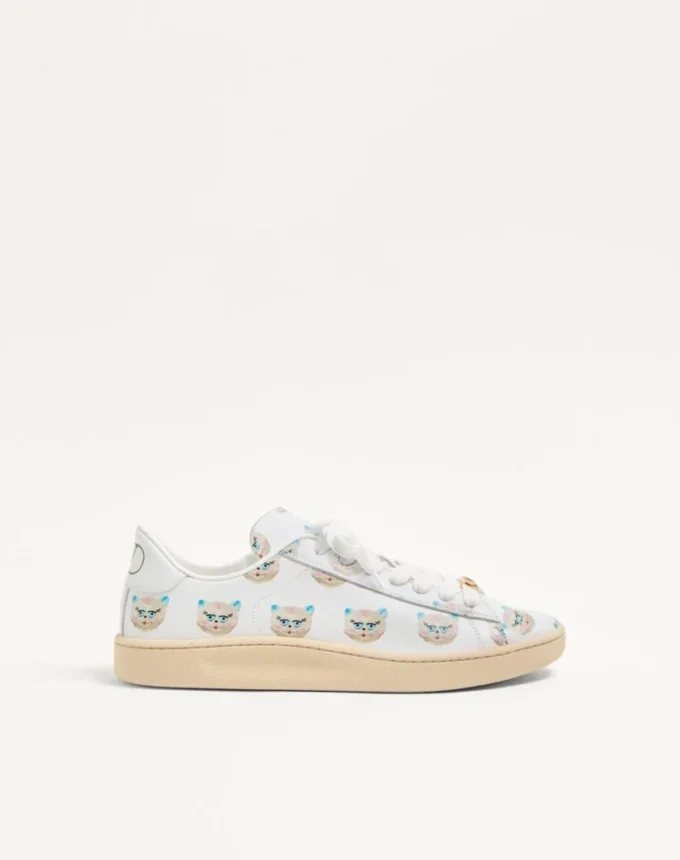 Royco Sneaker από δέρμα Nappa με μοτίβο Le Chat De La Maison Royco Sneaker από δέρμα Nappa με μοτίβο Le Chat De La Maison