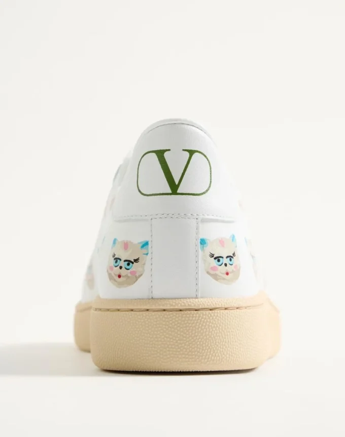Royco Sneaker από δέρμα Nappa με μοτίβο Le Chat De La Maison Royco Sneaker από δέρμα Nappa με μοτίβο Le Chat De La Maison