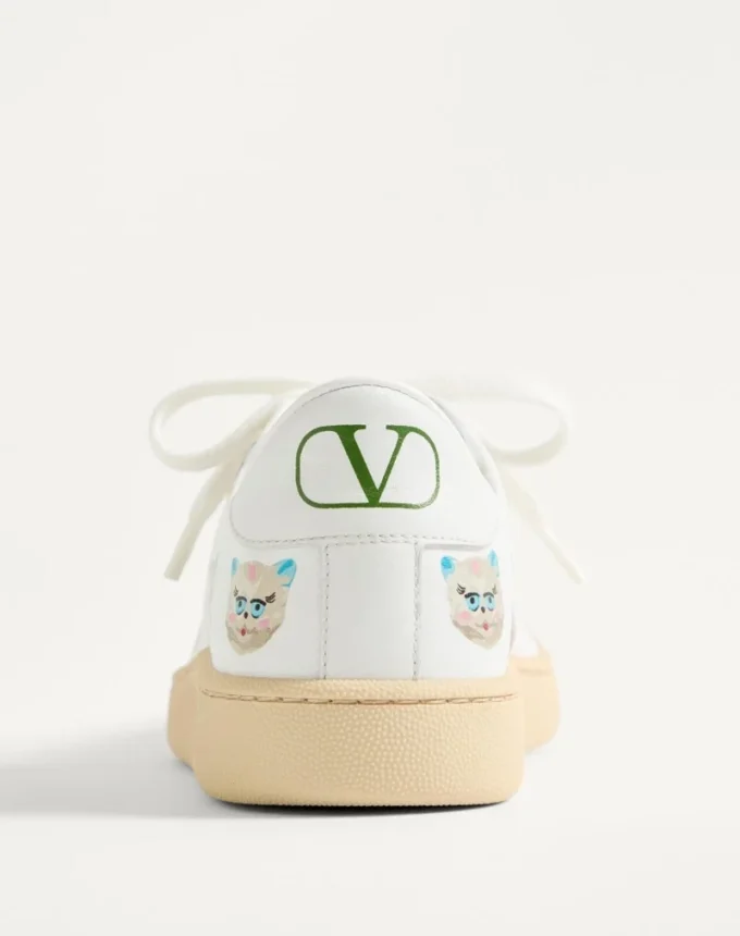 Royco Sneaker από δέρμα Nappa με μοτίβο Le Chat De La Maison Royco Sneaker από δέρμα Nappa με μοτίβο Le Chat De La Maison