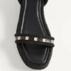 Σανδάλια Rockstud Flatform από δέρμα μοσχαριού 45 mm Σανδάλια Rockstud Flatform από δέρμα μοσχαριού 45 mm