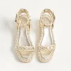 Σανδάλια Rockstud Flatform από πλαστικοποιημένο δέρμα Nappa 45 mm Σανδάλια Rockstud Flatform από πλαστικοποιημένο δέρμα Nappa 45 mm