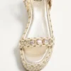 Σανδάλια Rockstud Flatform από πλαστικοποιημένο δέρμα Nappa 45 mm Σανδάλια Rockstud Flatform από πλαστικοποιημένο δέρμα Nappa 45 mm
