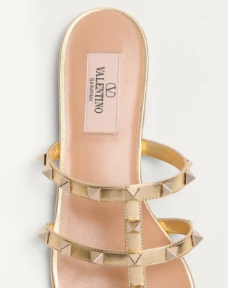 Σανδάλια Rockstud Laminated Nappa Slide