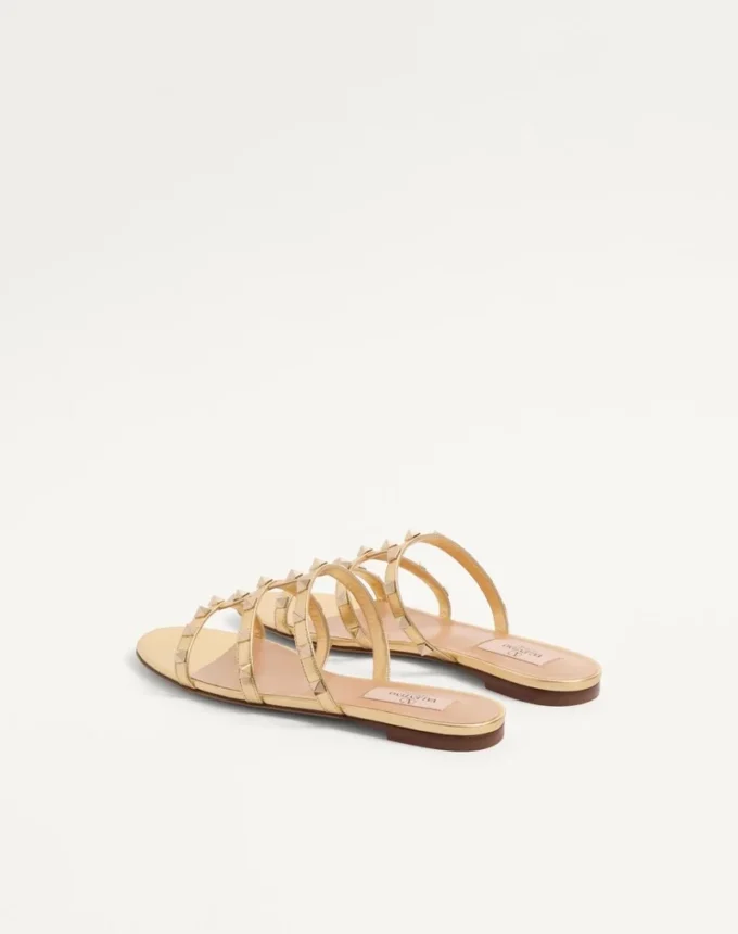 Σανδάλια Rockstud Laminated Nappa Slide