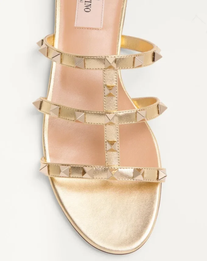 Σανδάλια Rockstud Laminated Nappa Slide