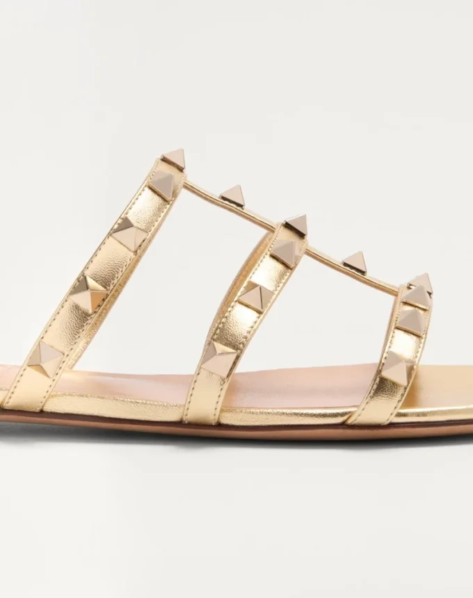Σανδάλια Rockstud Laminated Nappa Slide