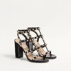 Σανδάλια Rockstud με λουράκι στον αστράγαλο 90 mm