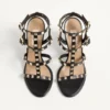 Σανδάλια Rockstud με λουράκι στον αστράγαλο 90 mm