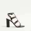 Σανδάλια Rockstud με λουράκι στον αστράγαλο 90 mm