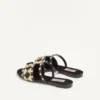 Σανδάλια Rockstud Slide με κεντημένο σχέδιο καρό από ραφία Σανδάλια Rockstud Slide με κεντημένο σχέδιο καρό από ραφία
