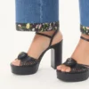 Σανδάλια Royal Platform Sandal In Kidskin 115Mm