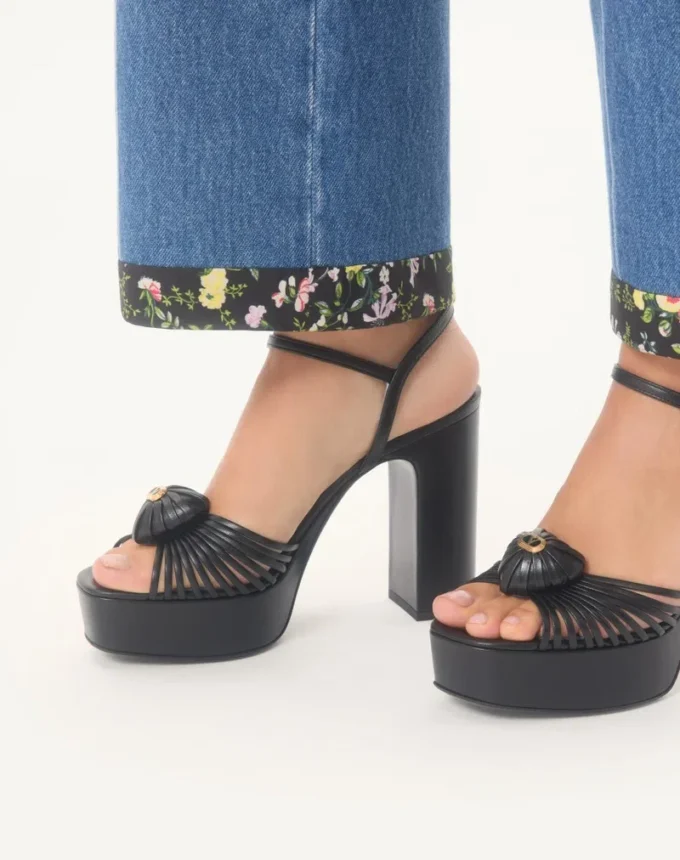Σανδάλια Royal Platform Sandal In Kidskin 115Mm