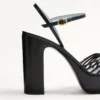 Σανδάλια Royal Platform Sandal In Kidskin 115Mm
