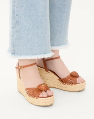 Σανδάλια Royal Wedge Kidskin 100Mm