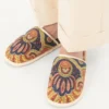 Σανδάλια Ta Chambre Slide σε ύφασμα Voyage Imaginaire Denim