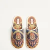 Σανδάλια Ta Chambre Slide σε ύφασμα Voyage Imaginaire Denim