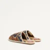 Σανδάλια Ta Chambre Slide σε ύφασμα Voyage Imaginaire Denim