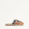 Σανδάλια Ta Chambre Slide σε ύφασμα Voyage Imaginaire Denim