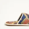 Σανδάλια Ta Chambre Slide σε ύφασμα Voyage Imaginaire Denim
