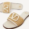 Σανδάλια Vlogo Signature από υφαντή ραφία 80 mm Σανδάλια Vlogo Signature από υφαντή ραφία 80 mm
