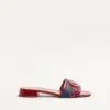 Σανδάλια Vlogo Signature Denim Slide με κεντημένο σχέδιο Cherryfic 20 mm Σανδάλια Vlogo Signature Denim Slide με κεντημένο σχέδιο Cherryfic 20 mm