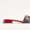 Σανδάλια Vlogo Signature Denim Slide με κεντημένο σχέδιο Cherryfic 20 mm Σανδάλια Vlogo Signature Denim Slide με κεντημένο σχέδιο Cherryfic 20 mm