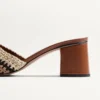 Σανδάλια Vlogo Signature Slide με κροσέ κεντήματα 60 mm Σανδάλια Vlogo Signature Slide με κροσέ κεντήματα 60 mm