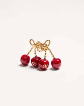 Σκουλαρίκια Cherryfic από μέταλλο και σμάλτο Σκουλαρίκια Cherryfic από μέταλλο και σμάλτο