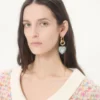 Σκουλαρίκια Coeur Hyperbole από μέταλλο, ρητίνη και κρύσταλλα Swarovski®