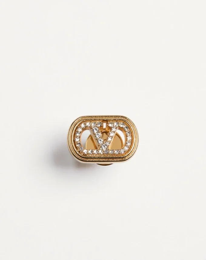 Σκουλαρίκια Ovalette από μέταλλο και κρύσταλλα Swarovski®