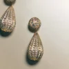 Σκουλαρίκια Poetique Des Gouttes από μέταλλο και κρύσταλλα Swarovski®
