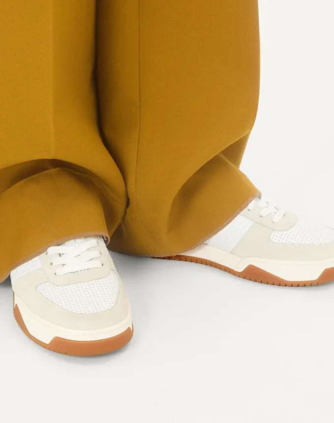 Sparry Sneaker από δέρμα split και νάπα