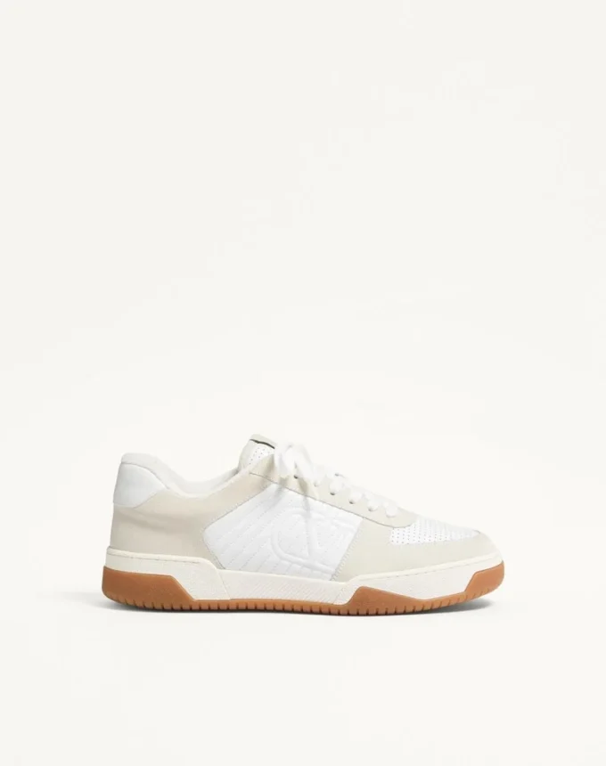 Sparry Sneaker από δέρμα split και νάπα