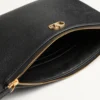 Τσάντα clutch Vlogo Signature από κοκκώδες δέρμα μοσχαριού Τσάντα clutch Vlogo Signature από κοκκώδες δέρμα μοσχαριού