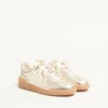 Upvillage Trainer από πλαστικοποιημένο δέρμα μοσχαριού με λωρίδα από δέρμα μοσχαριού Nappa Upvillage Trainer από πλαστικοποιημένο δέρμα μοσχαριού με λωρίδα από δέρμα μοσχαριού Nappa