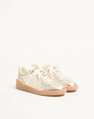 Upvillage Trainer από πλαστικοποιημένο δέρμα μοσχαριού με λωρίδα από δέρμα μοσχαριού Nappa