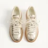 Upvillage Trainer από πλαστικοποιημένο δέρμα μοσχαριού με λωρίδα από δέρμα μοσχαριού Nappa Upvillage Trainer από πλαστικοποιημένο δέρμα μοσχαριού με λωρίδα από δέρμα μοσχαριού Nappa