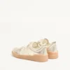 Upvillage Trainer από πλαστικοποιημένο δέρμα μοσχαριού με λωρίδα από δέρμα μοσχαριού Nappa Upvillage Trainer από πλαστικοποιημένο δέρμα μοσχαριού με λωρίδα από δέρμα μοσχαριού Nappa