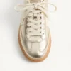 Upvillage Trainer από πλαστικοποιημένο δέρμα μοσχαριού με λωρίδα από δέρμα μοσχαριού Nappa Upvillage Trainer από πλαστικοποιημένο δέρμα μοσχαριού με λωρίδα από δέρμα μοσχαριού Nappa